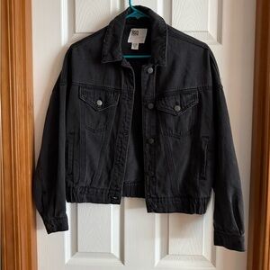 RSQ Charcoal Denim Jacket